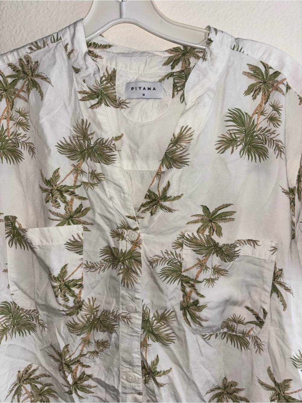 Piyama Maggie Pajama Set
Vintage Palm Tree Olive M - Picture 5 of 7